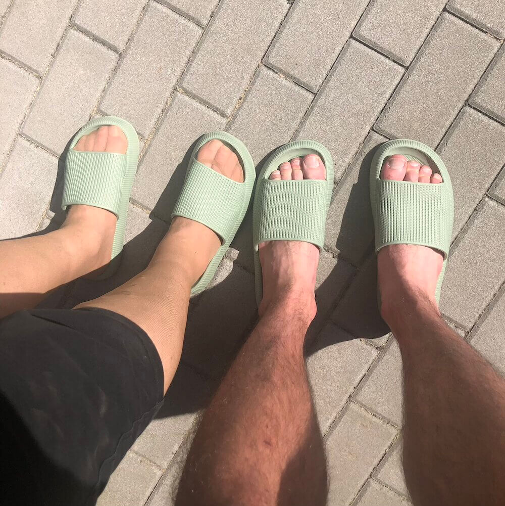 hard floors with slippers